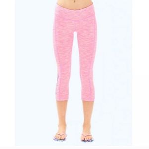 Lilly Pulitzer Hot Pink Space Dye Luxletic Legging